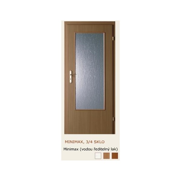 dveře vnitřní PORTA DOORS MINIMAX 3/4 SKLO