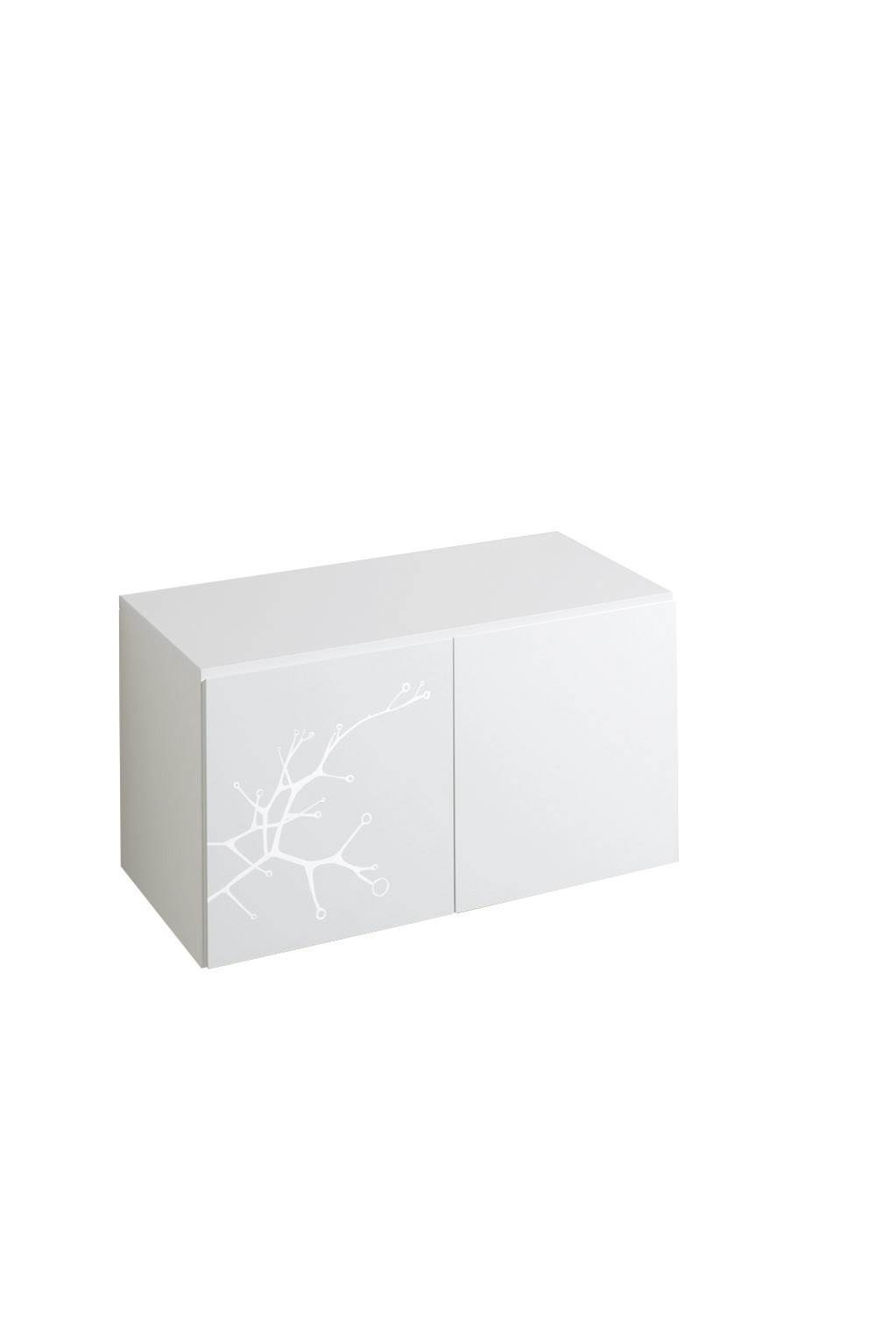 koupelnový nábytek KERAMAG 4U bílá matná+motiv bílý