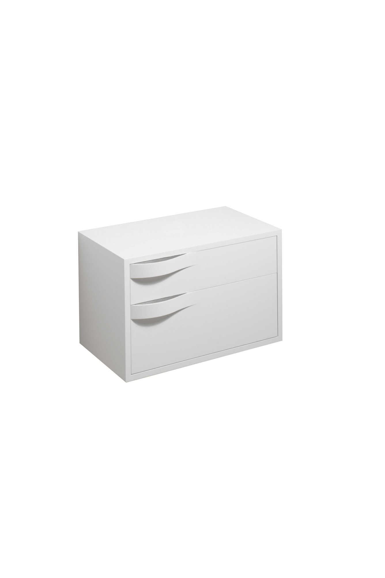 koupelnový nábytek KERAMAG Flow boční skříňka matná bílá