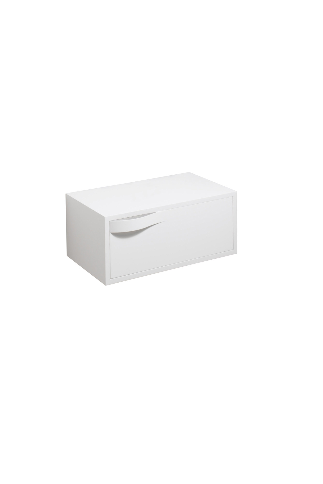 koupelnový nábytek KERAMAG Flow boční skříňka matná bílá